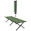 vidaXL Folding Camping Bed Manual Green 193 x 69 x 45 cm Oxford fabric