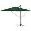 vidaXL Umbrella Green 351 x 250 x 253 cm Polyester and Aluminium