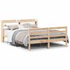 vidaXL Bed Frame with Headboard without Mattress 140x200 cm