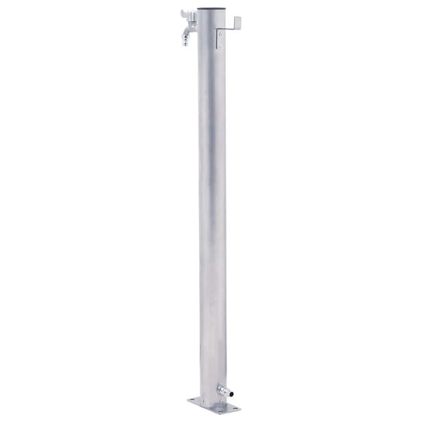 vidaXL Garden Water Column 40 cm Stainless Steel Round