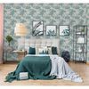 DUTCH WALLCOVERINGS Wallpaper Tropical Beige and Light Blue