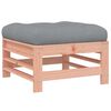 vidaXL Garden Footstools with Cushions 2pcs Solid Wood Douglas