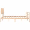 vidaXL Bed Frame without Mattress 160x200 cm Solid Wood