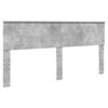vidaXL Bed Frame with Drawer Concrete Grey 200 x 200 cm Engineer Wood