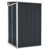 vidaXL Garden Shed | Anthracite | Galvanised steel, metal | Large | Garden Shed