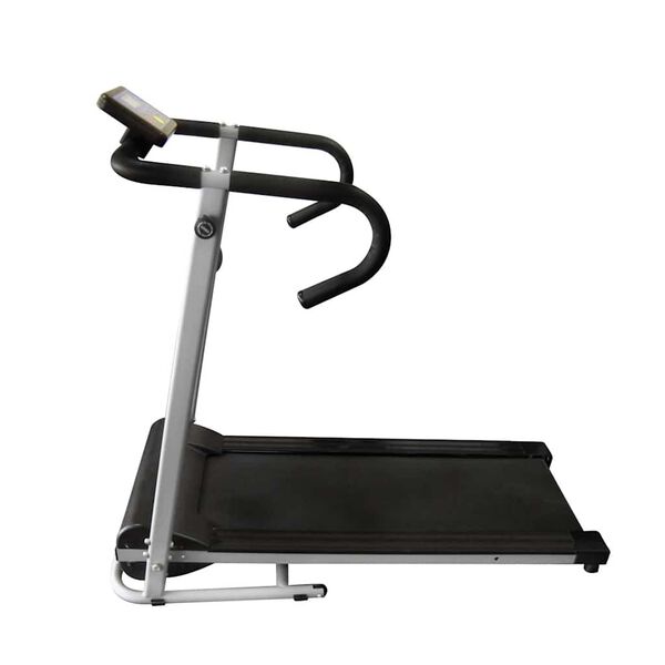 vidaXL Electric Treadmill 100x35 cm Black and Silver