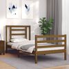 vidaXL Bed Frame without Mattress Honey Brown 90x200 cm Solid Wood