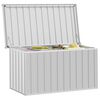 vidaXL Garden Storage Box Grey 129x67x65 cm
