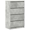 vidaXL Sideboard Concrete Grey 60x35x98,5 cm Engineered Wood