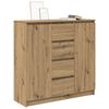 vidaXL Sideboard with Drawers Artisan Oak 100.5x35x98.5 cm Engineered Wood