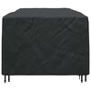 vidaXL Furniture Cover Plain Black 300 x 110 x 70 cm 420D