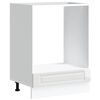 vidaXL Oven Cabinet&nbsp;Porto High Gloss White Engineered Wood