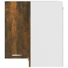 vidaXL Hanging Corner Cabinet Lyon Smoked Oak 57x57x60 cm Engineered Wood