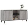 vidaXL TV Cabinet Grey Sonoma 104x35x50 cm Engineered Wood