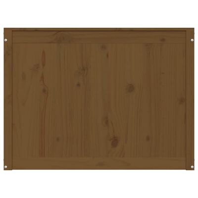 vidaXL Laundry Box Honey Brown 88.5x44x66 cm Solid Wood Pine