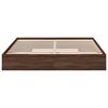 vidaXL Bed Frame with Drawers without Mattress Brown Oak 180x200 cm Super King
