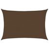 vidaXL Sunshade Sail 160 g/m² Brown 5x6 m HDPE