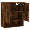 vidaXL Wall Cabinet Smoked Oak 60x31x70 cm Engineered Wood
