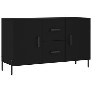 vidaXL Sideboard Black 100x36x60 cm Engineered Wood