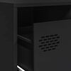 vidaXL TV Cabinet Black 202x39x43.5 cm Cold-rolled Steel