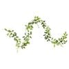 vidaXL Flower Garlands 6 pcs White 200 cm