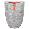 Capi Vase | Ivory | Recycled plastic | Low | UV-resistant materials | Vase