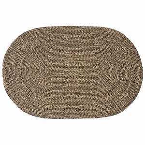 vidaXL Rug Natural and Black 122 x 183 cm Jute