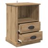 vidaXL Bedside Cabinet Artisan Oak 36 x 43 x 60 cm Engineered Wood
