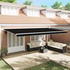 vidaXL Retractable Awning Black 600 x 350 cm Polyester and Metal