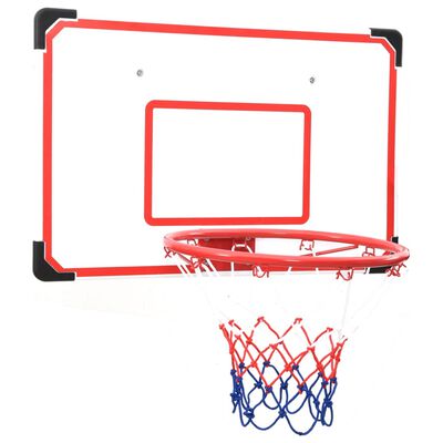 vidaXL Five Piece Wall Mounted Basketball Backboard Set