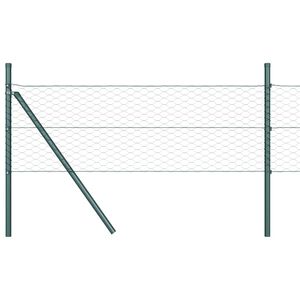 vidaXL Fence Post Green