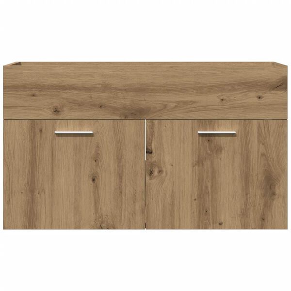 vidaXL Bathroom Sink Cabinet Artisan Oak 90x38.5x46 cm Engineered Wood