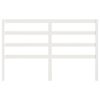 vidaXL Bed Headboard White 156x4x100 cm Solid Wood Pine