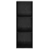 vidaXL Bookshelf Black Oak 40 x 30 x 114 cm Engineered Wood