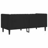 vidaXL Sofa Black 174 x 74.5 x 70.5 cm PVC