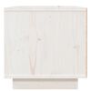 vidaXL Bedside Cabinet White 40x34x35 cm Solid Wood Pine