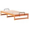 vidaXL Bed Frame Brown 75 x 190 cm Solid Pine Wood