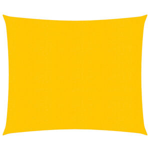 vidaXL Sunshade Sail 160 g/m&sup2; Square Yellow 4x4 m HDPE
