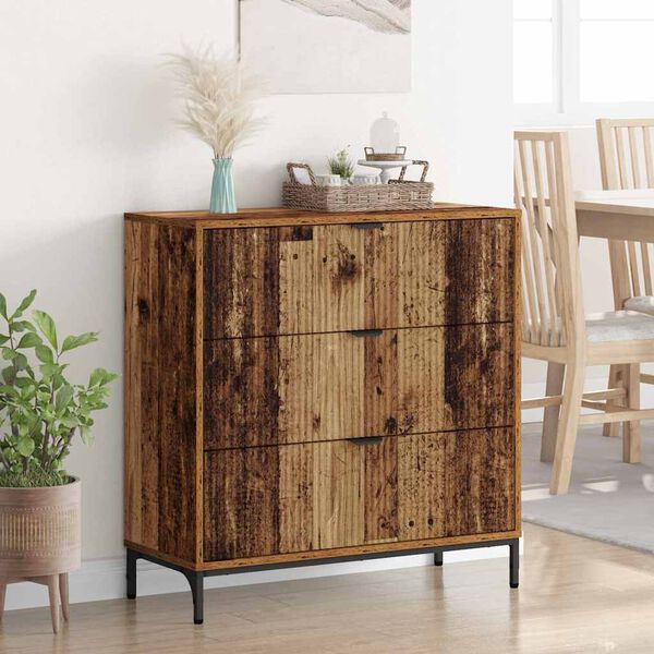 vidaXL Sideboard Old Wood 79.5 x 33 x 82 cm Engineered Wood