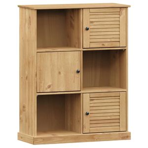 vidaXL Bookcase "VIGO" 90x35x114,5 cm Solid Wood Pine