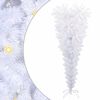 vidaXL Artificial Christmas Tree with Stand White 150 cm PVC and Steel