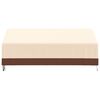 vidaXL 3-Seater Bench Cover Beige 204x86x48/73 cm 600D Oxford