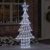 vidaXL Christmas Tree with 240 LEDs Cold white 180 cm Acrylic