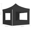 vidaXL Professional Folding Party Tent with Walls Aluminium 3x3 m Anthracite