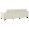 vidaXL Sofa Cream 221 x 80 x 80 cm Poly velvet