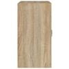 vidaXL Wall Cabinet Sonoma Oak 60x31x60 cm Engineered Wood