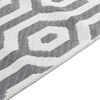 vidaXL Rug Grey 120x180 cm Cotton