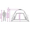 vidaXL Instant Tent Folding Azure Blue 260 x 260 x 197 cm Steel