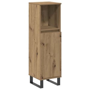 vidaXL Bathroom Cabinet Artisan Oak 30x30x100 cm Engineered Wood