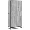 vidaXL Bookcase Grey Sonoma 80.5x35x170.5 cm Engineered Wood